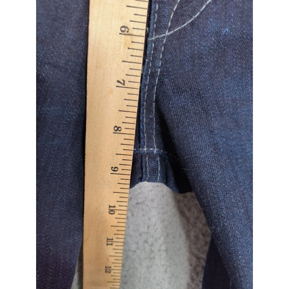 True Religion Brand Jeans Womens 26‎ Skinny Blue Distressed Pocket - Picture 10 of 14